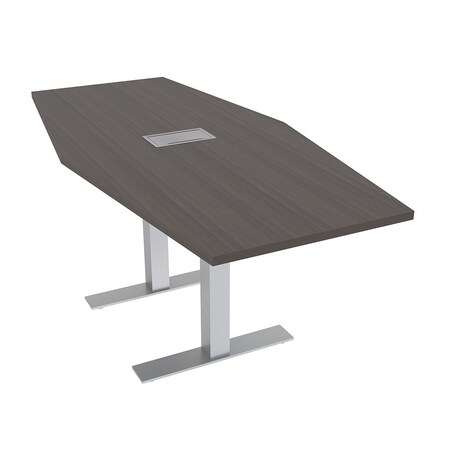 Skutchi Designs 33.5 in W, 69.5 in L, 29 in H, Engineered Wood Top, Brown HAR-HEX.IR-34x70-T-ELEC-XD1025